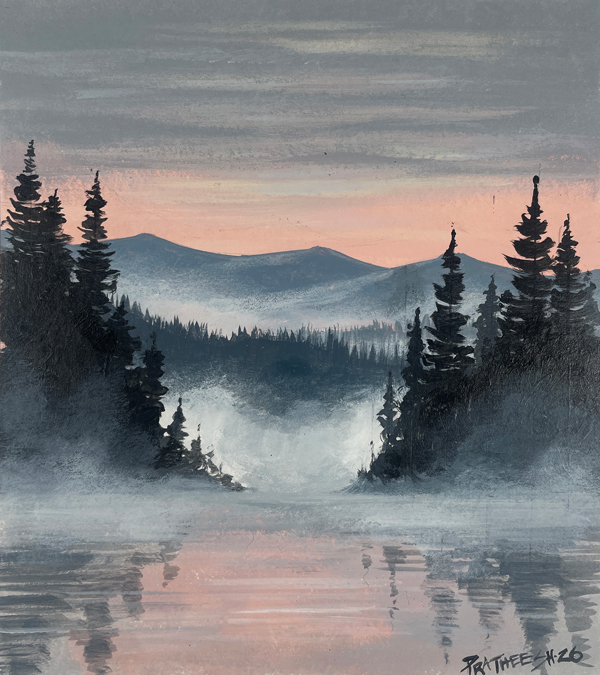 15. Misty Lake