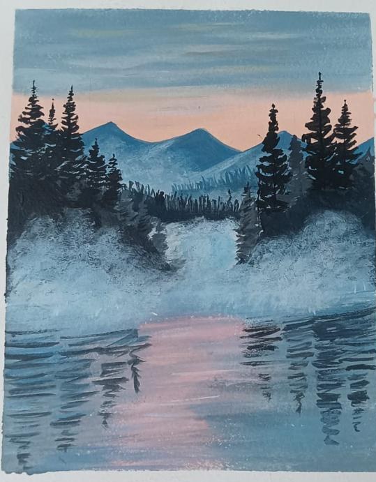 Student landscape painting 2