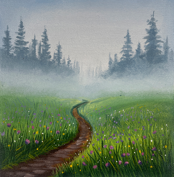 19. Foggy Meadow