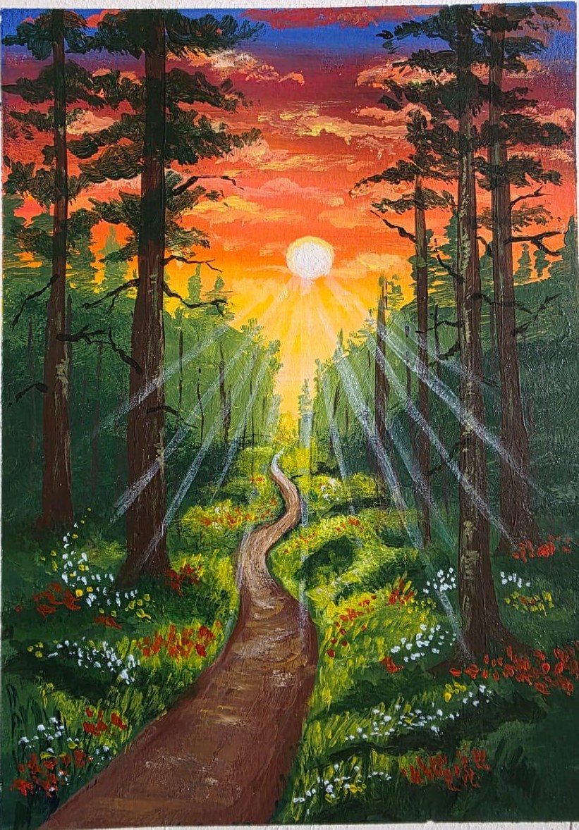 Student landscape painting 7