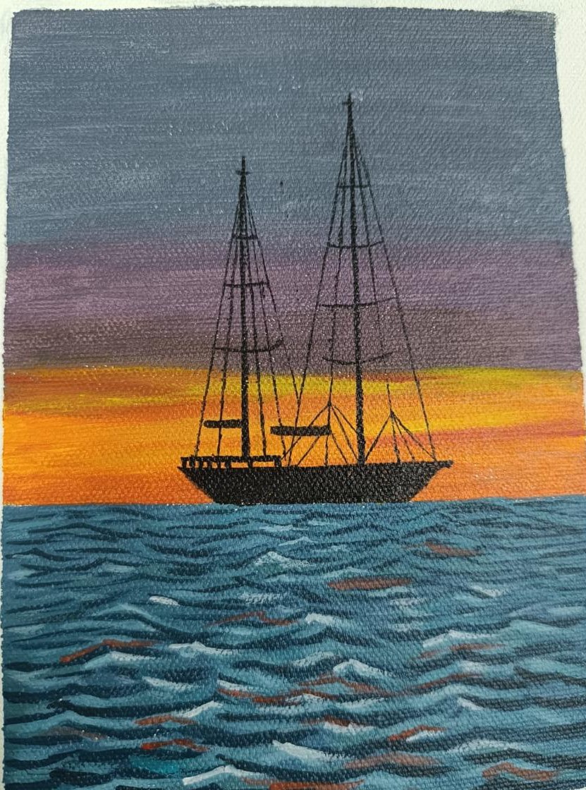 Student landscape painting 10