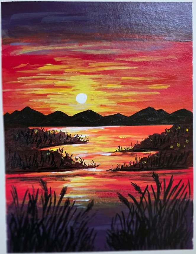 Student landscape painting 3