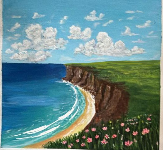 Student landscape painting 6