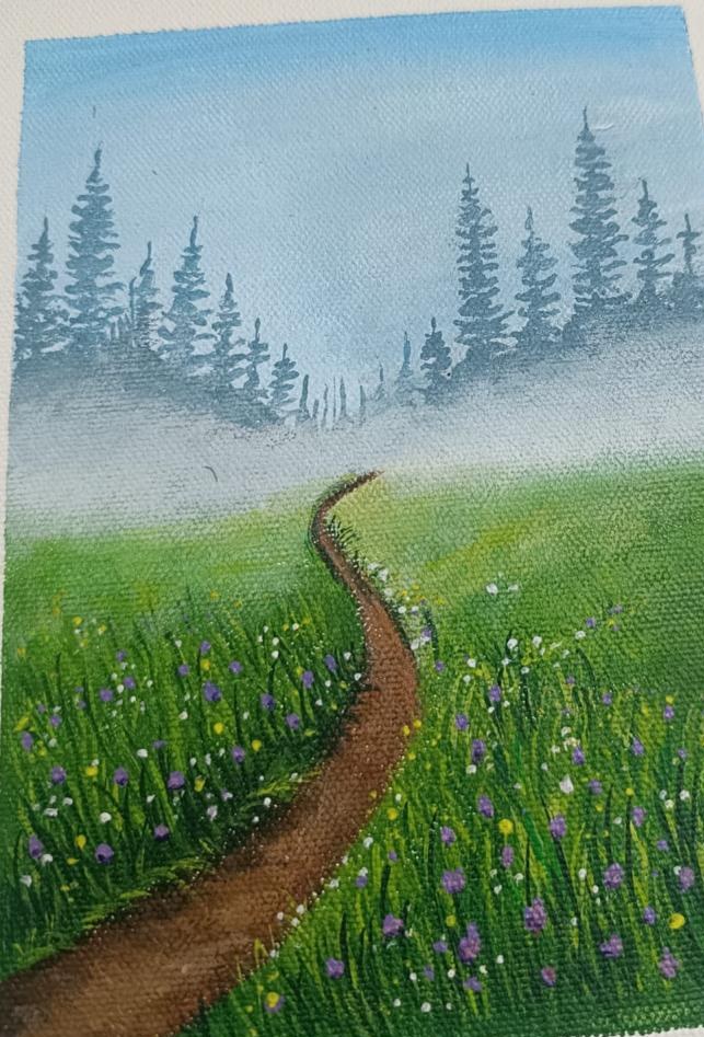 Student landscape painting 4